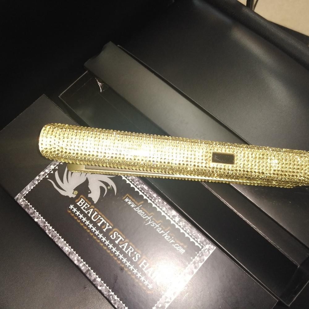 Gold flat iron